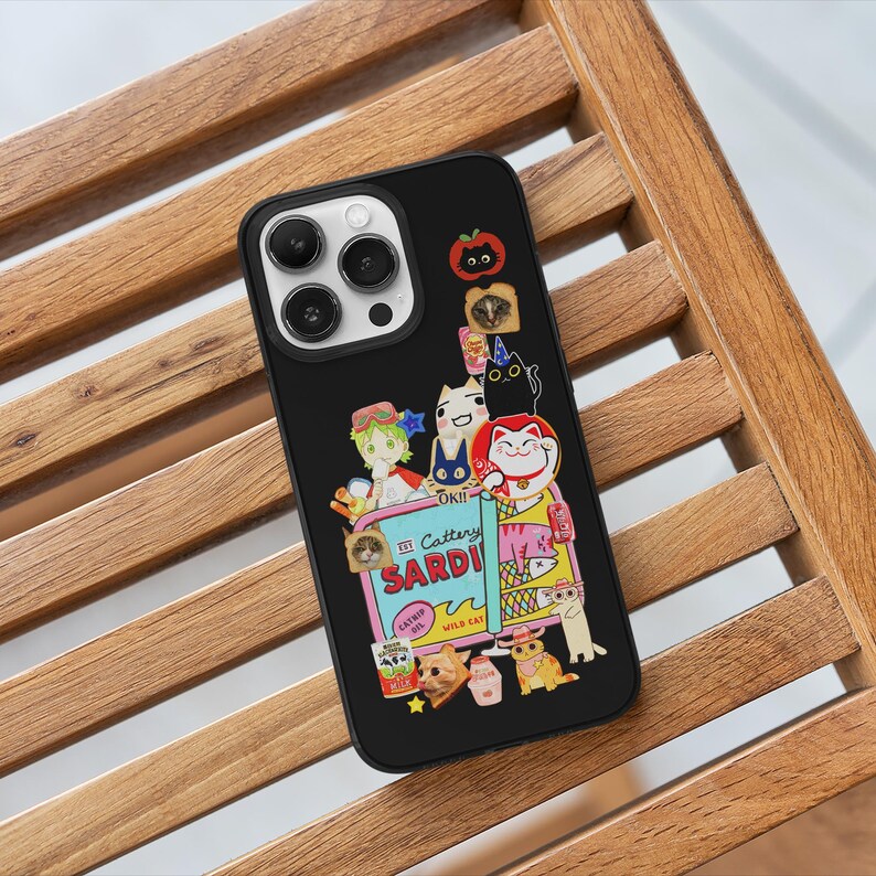 Kawaii Cartoon Cat Receipt MagSafe Phone Case, Japanese Moodboard Phone Cover | Maneki Neko Case, iPhone 17 16 15 14 13 12 11, Samsung S25 S24 S23 s22 s21 s20, cat meme case, vintage sardine fish case, anime girl kitten case, korean milk coke, strawberry cowboy cat, manga inspired, retro sardine tin cat gift, canned fish lover gift idea, showa aesthetic case, juminocore receipt clear case, manga cartoon cat gift, lucky asian market phone case, cat meme aesthetic cover, custom collage case