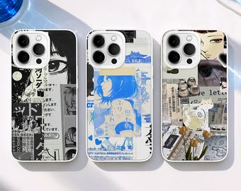 Japanese Anime Collage MagSafe Phone Case: Manga K-Drama iPhone 17 16 15 14 Samsung