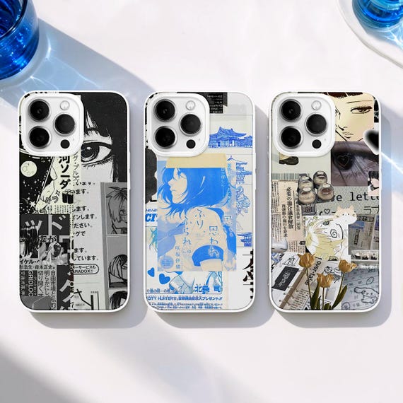 Japanese Anime Collage MagSafe Phone Case: Manga K-Drama iPhone 17 16 15 14 Samsung