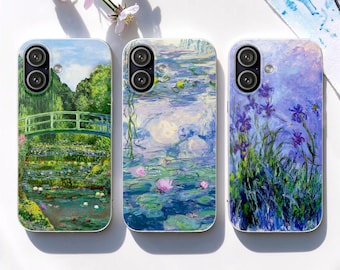 Claude Monet Art MagSafe Phone Case: Painting Artwork Cover, Famous Painter iPhone 17 Samsung