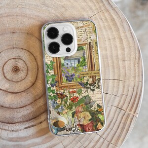 Cottagecore Scrapbook MagSafe Phone Case, Nature Aesthetic Collage Phone Cover, Angel Fairy Aesthetic, iPhone 15 14 13, Samsung S24 S23, vintage butterfly case, naturecore retro, fairycore gift, angel number positive vibes, angel cherub, retro frame