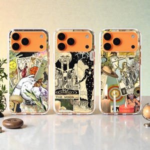 Witchy Tarot Card MagSafe Phone Case | The Lovers Card Collage Cover iPhone 17 16 Samsung
