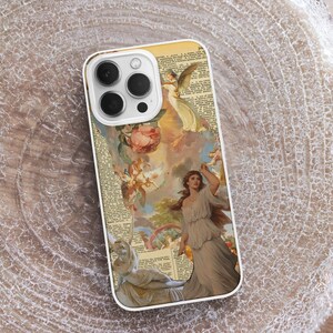 Vintage Angel Collage MagSafe Phone Cas, Renaissance Art Phone Cover , Cherub Phone Case, Aphrodite Aesthetic, iPhone 15 14,Samsung S24, google pixel, angelcore gift, fairycore phone case, angel number 444 222 777, witchy gift, celestial spiritual