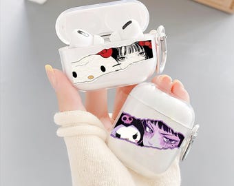 Anime Manga AirPods Case: Kawaii Cartoon Earbuds Cover AirPods 3 Gen, 4 Gen Pro 2