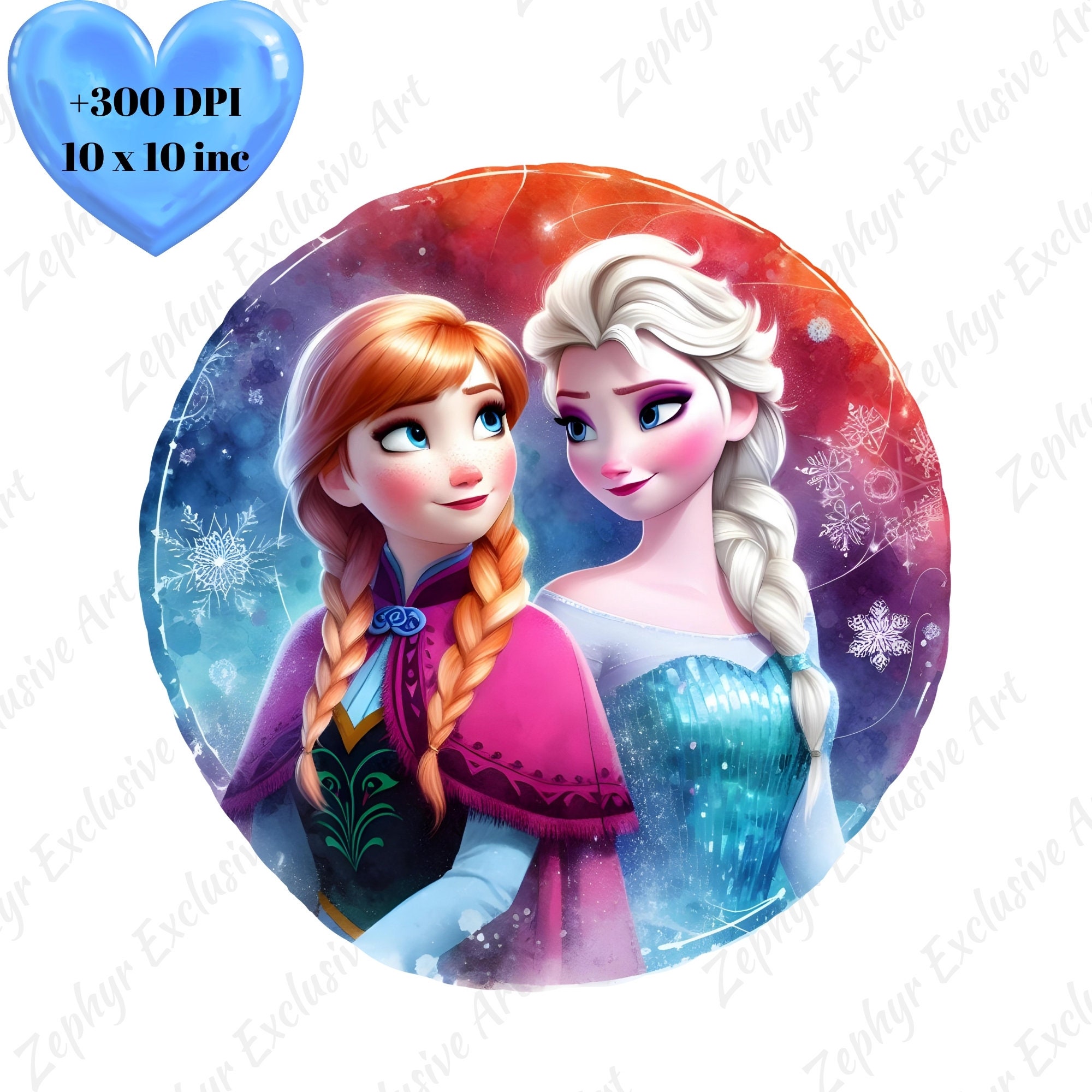 16 Elsa and Anna Frozen Watercolor Splash PNG Frozen Transparant PNG