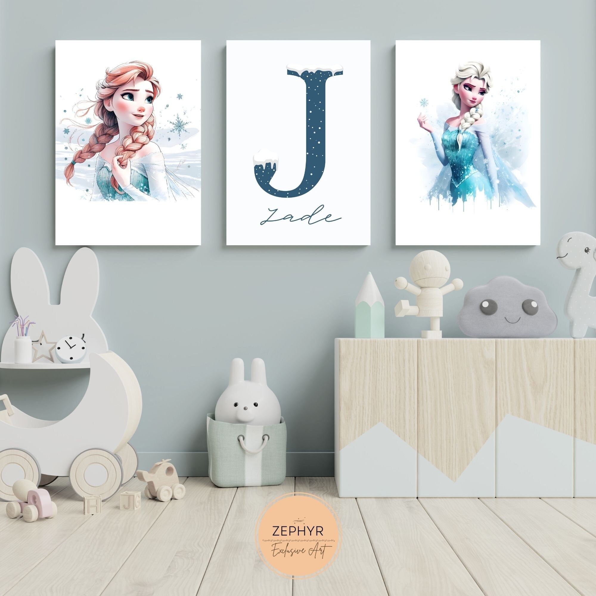 Lot de 3 impressions d