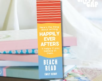 Beach Read Bookmark: Emily Henry Fan Gift (PDF)