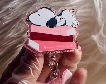 Snoopy Cute / badge reel/nurse badge reels / badge reel/ badge reel