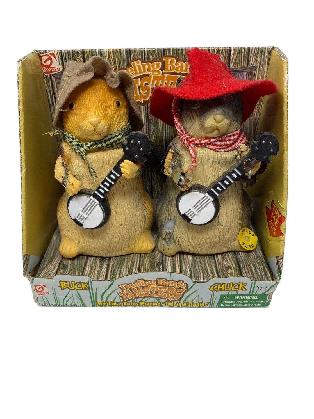 2001 Gemmy Dueling Banjo Animated Musical Hamsters Buck & Etsy