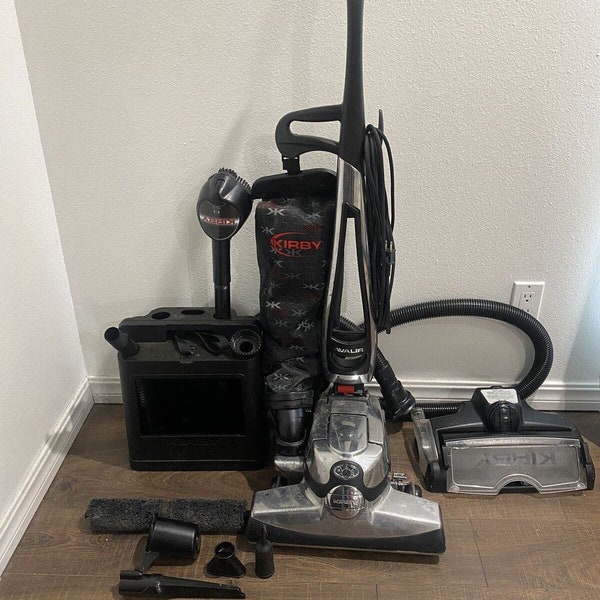 KIRBY AVALIR Vacuum with tools & multi surface shampoo system Works Great