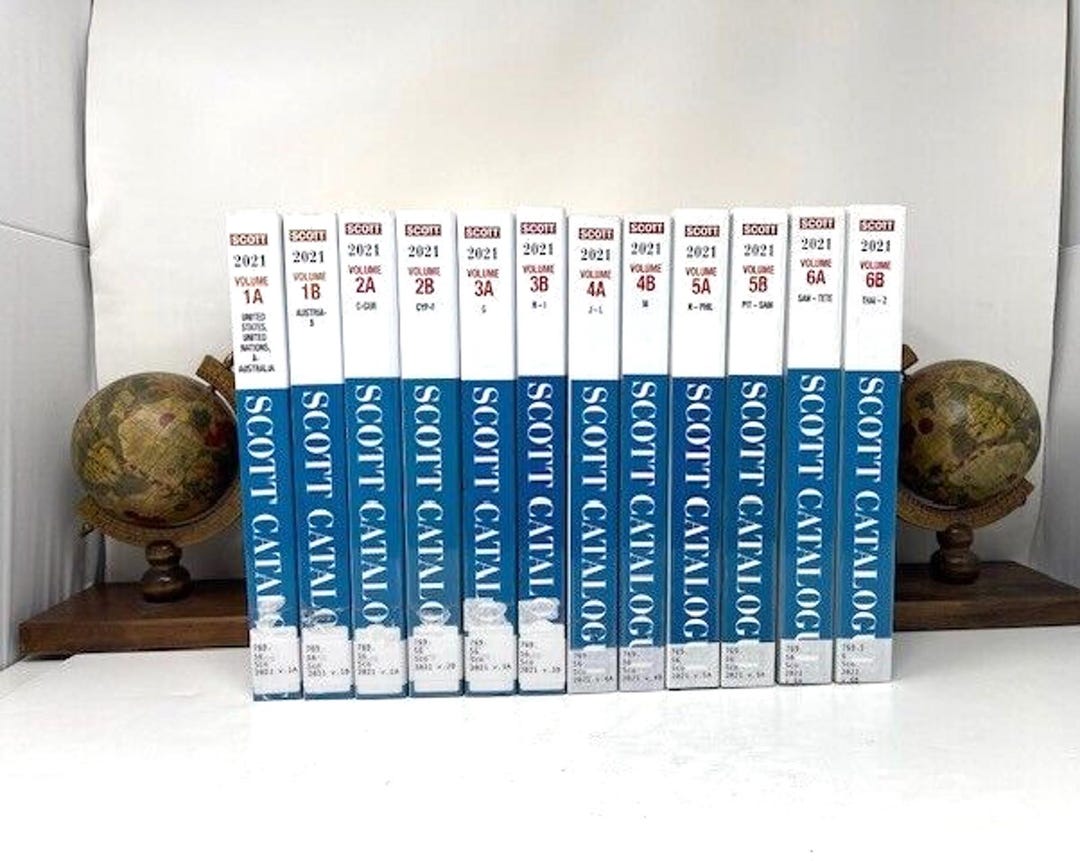 Vol 16 Scott Stamp Catalogue Complete Set Standard Postage 12 Books Etsy