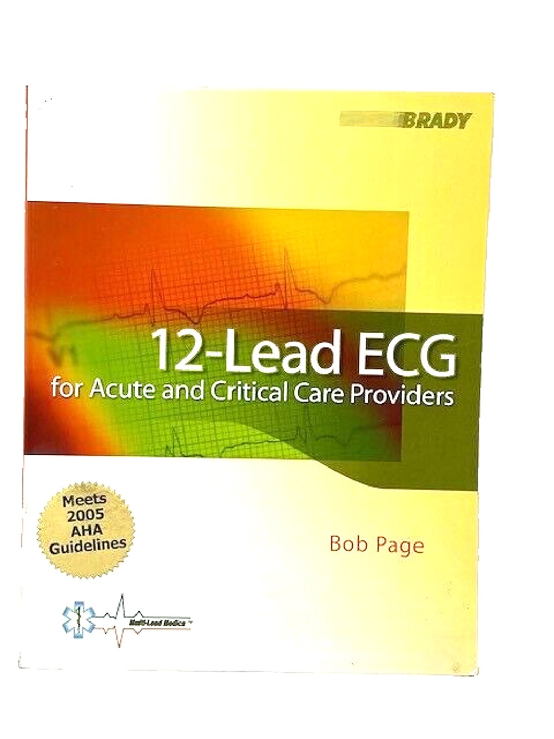 12-lead ECG for Acute and Critical Care Providers by Bob Page Meets 2005 AHA - Etsy