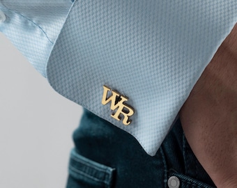 Cufflinks for Men, Minimal Handmade Cuff Links, Wedding Groom Gift, Personalized Men's Jewelry