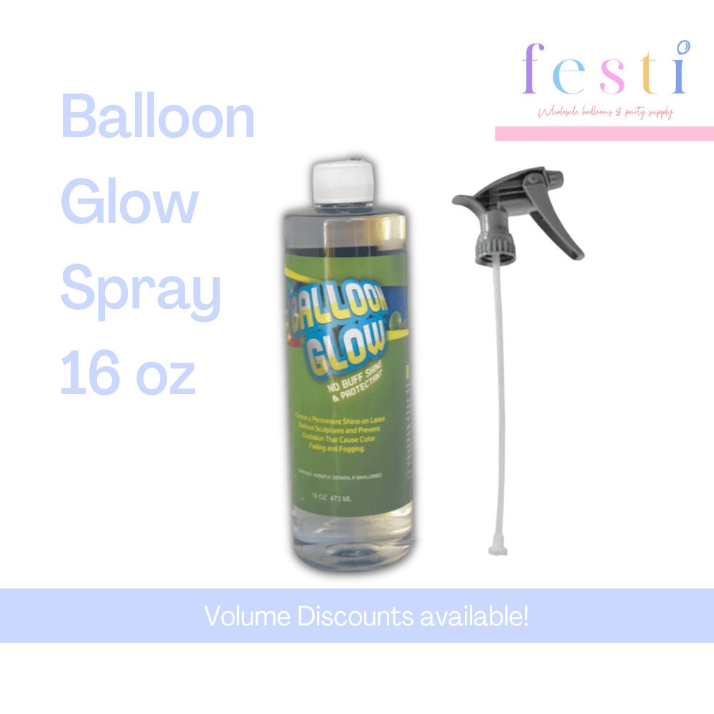 Balloon Brite -High Shine Spray for Latex Balloons - Get a Hi