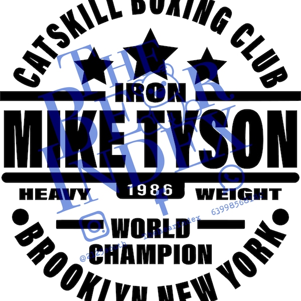 Mike Tyson Boxing Tshirt design #01