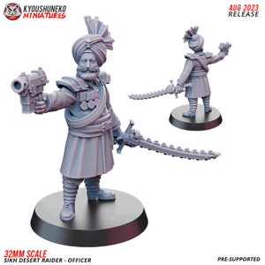 Miniaturas Kyoushuneko - Capitão Sikh Desert Raider