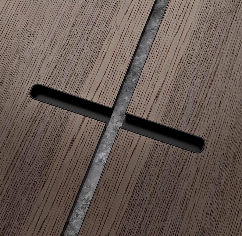 Invisible Recessed Door Pull Handle, Modern Concealed Flush Grip for