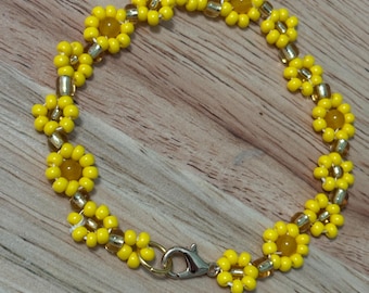 I knew it I knew you Yellow Daisy bracelet Taylor Swift debut inspired yellow jade