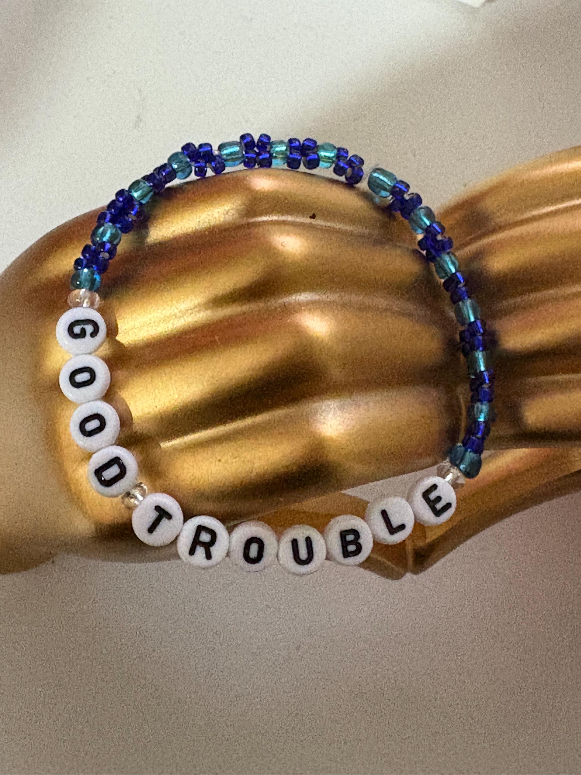 Good Trouble Bracelet, Resistance Friendship Bracelet, John Lewis