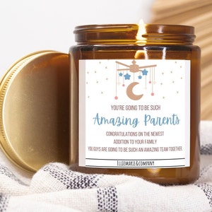 Parents To Be Candle,Gift For Parents To Be,Congratulations Parents To Be,Gift For Mother To Be,Gift For Father To Be