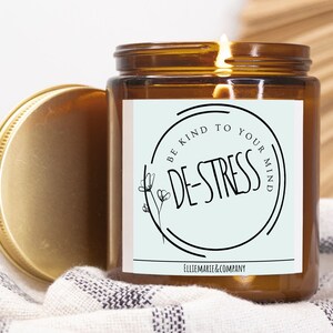 Aromatherapy Candles,Sleep Candles,De-Stress Gift,Happiness,Focus,Meditation Candle,Positive Energy,Relax Candle,Be Kind To Your Mind