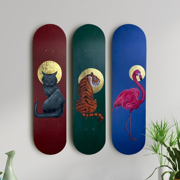 Skateboard Deck Art Etsy