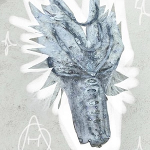 angel dog therian mask