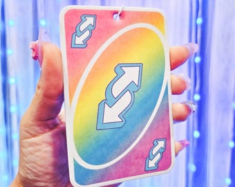 One Reverse Air Freshener | Car Freshener | Car Accessory | Mirror Dangle | Mirror Hanger | Game | Funny | LGBTQ+ | No You
