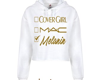 Covergirl Mac Crop Hoodie