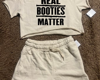 Real Booties Matter Crop Set