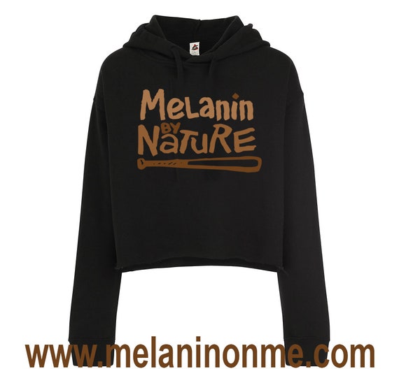 Melanin crop hoodie hotsell