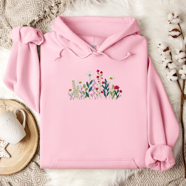 Embroidered Hoodie - Etsy