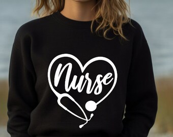 Nurse Love Sweatshirt, Nurse Gift, Nurse Tee, Nurse Appreciation Sweatshirt, Gift for Nurse, Nurse Appreciation Gift, New Nurse Gift