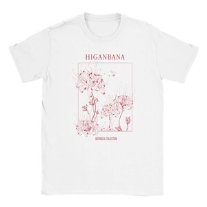 Camiseta unisex / HIGANBANA, colección botánica