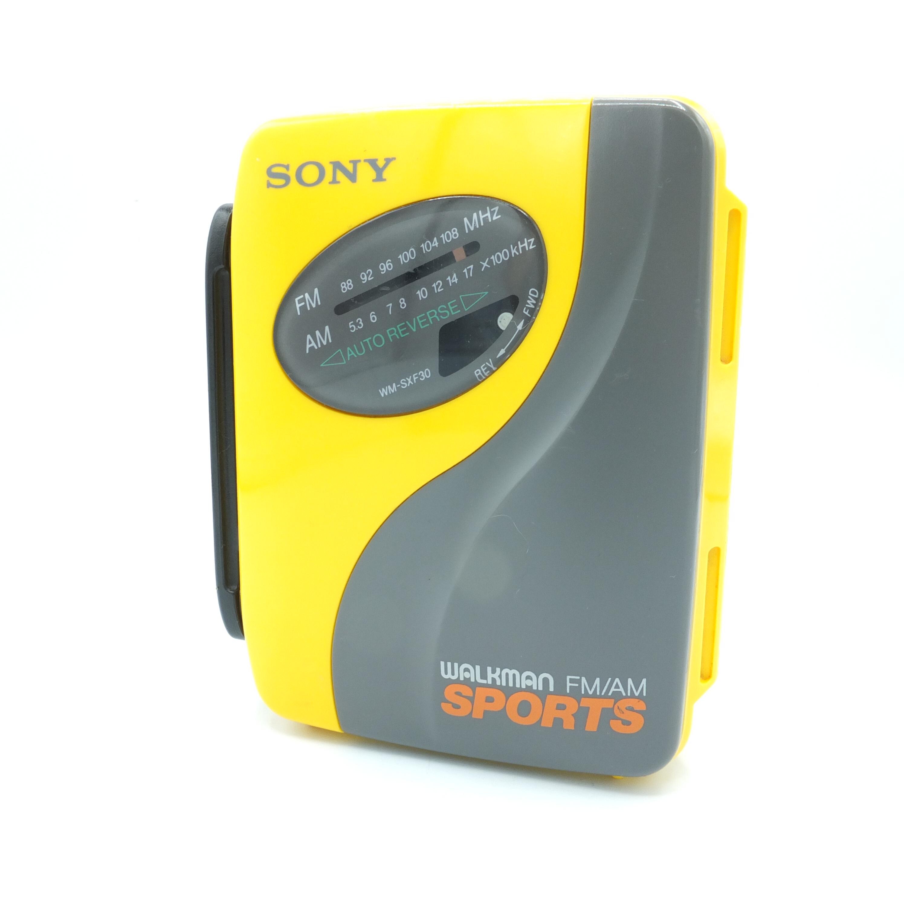 夜*P様 SONY WALKMAN SPORTS　WM-SXF30 ソニー ウォ Sony Walkman WM-SXF30 AM/FM Cassette Player With Sports Headphones