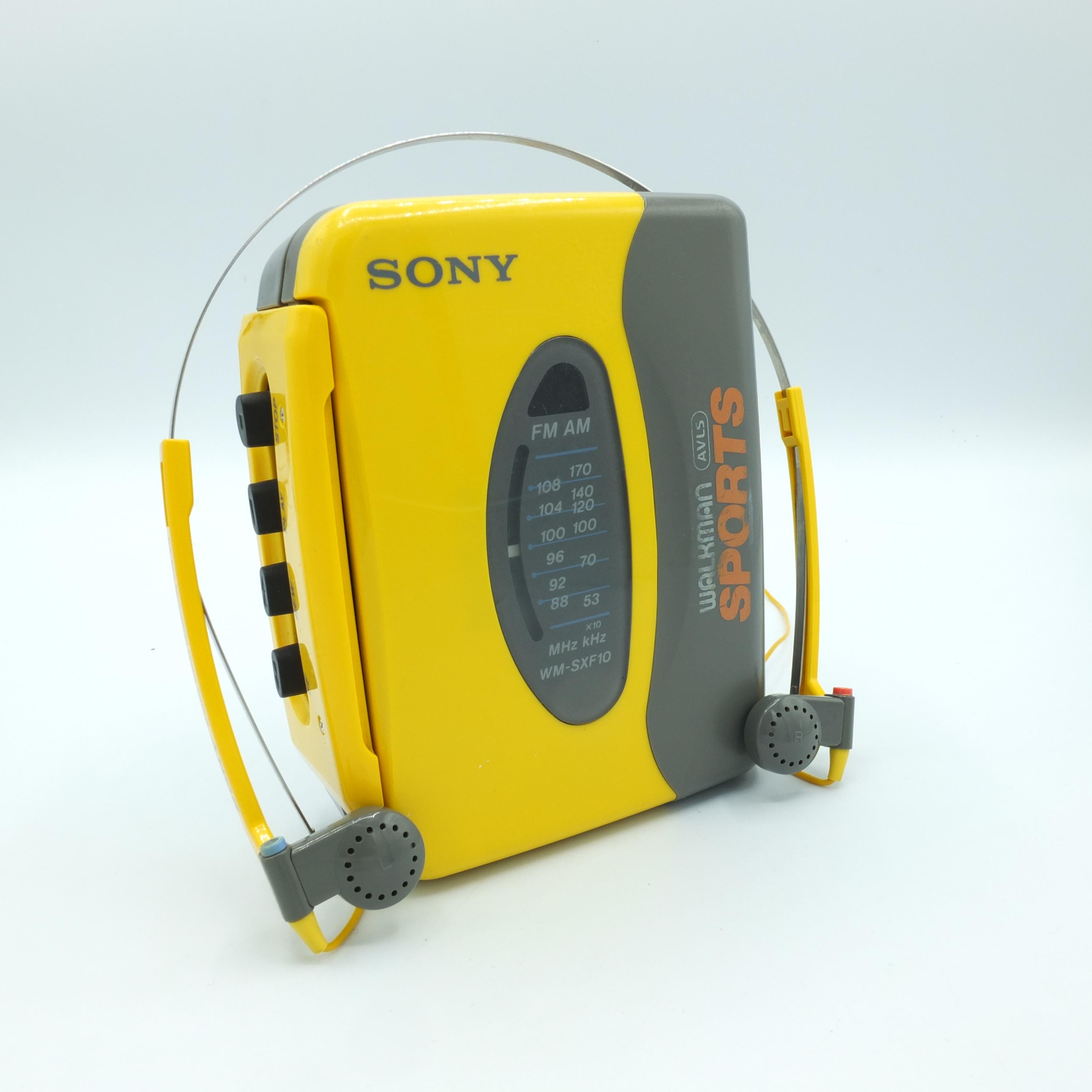 SONY SPORTS ラジオ グレー/イエロー SONY SPORTS ラジオ グレー