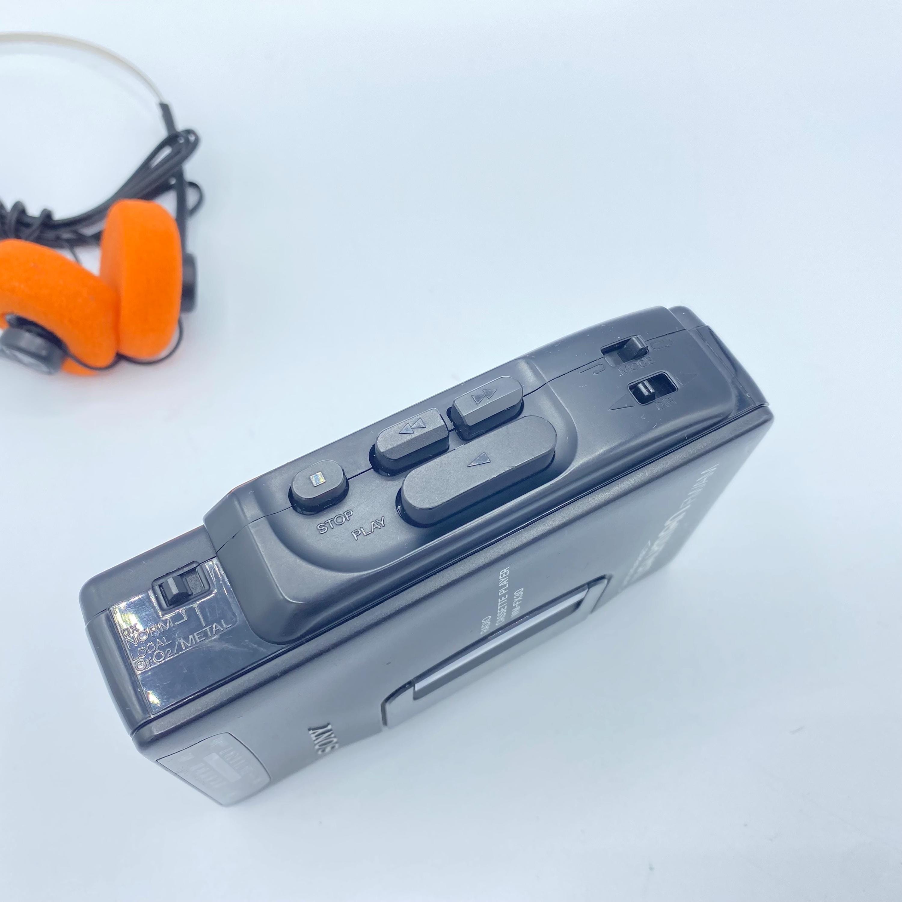 Sony Walkman WM-FX30 AM/FM Cassette Player ~ New Drive Belts