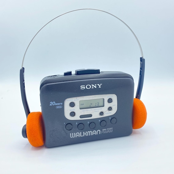 Sony Walkman WM-FX221 AM/FM Cassette Player ~ New Drive Belts