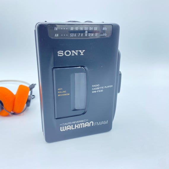 Sony Walkman WM-FX30 AM/FM Cassette Player ~ New Drive Belts