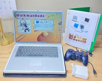 PowerBookG4 550MHz 512Mb 20Gb OS9専用機＆オマケ