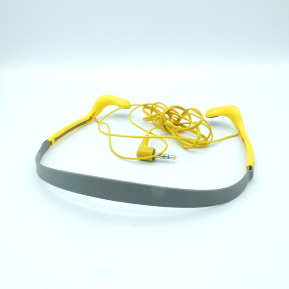 Genuine Sony Walkman MDR-W14 SPORTS Yellow Headphones Walkman