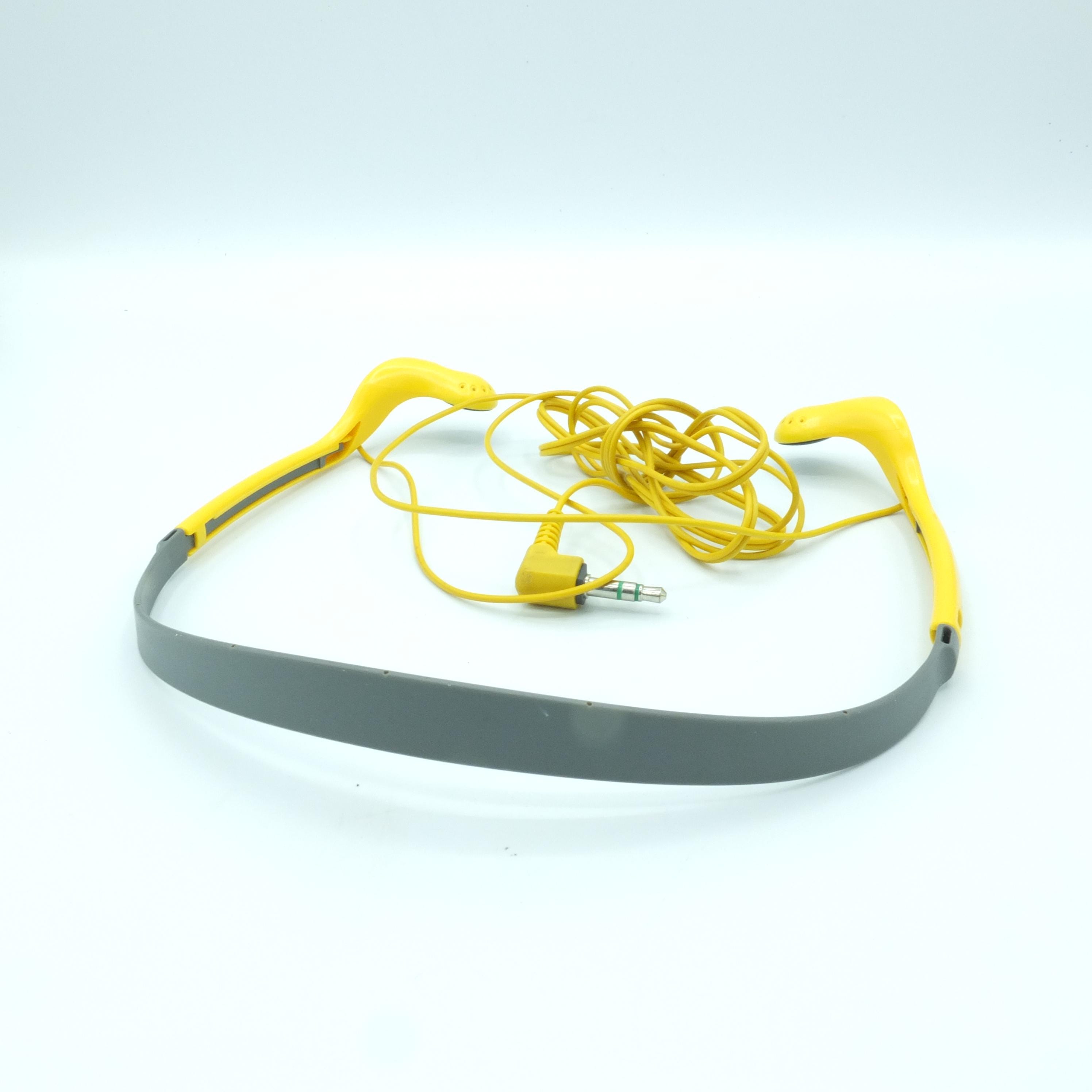 Genuine Sony Walkman MDR-W14 SPORTS Yellow Headphones Walkman