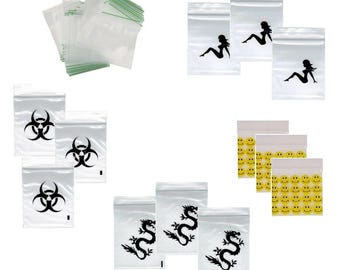 Small Resealable Baggies (40x40mm) - Jewelry, Coin & Hobby Storage