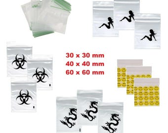 Resealable Baggies small seal bags (40x40mm) - Jewelry, Coin & Hobby Storage