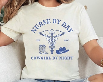 Nurse Western Style Shirt, Nurse Cowgirl, Nurse Cowboy Rodeo Shirt, Vintage Western Country Shirt,Cute Cowgirl Nurse Gift, Cowgirl Nurse Tee
