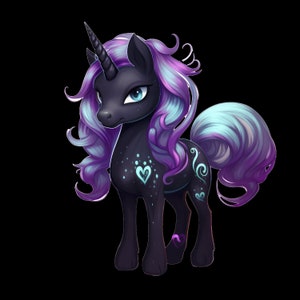 iron-on patch; Iron-on motif, unicorn