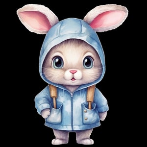 iron-on patch; Iron-on motif, bunny, Easter
