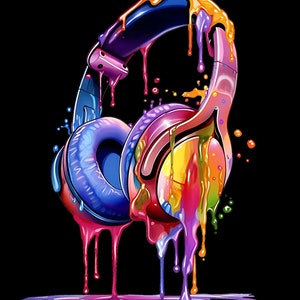 iron-on patch; Iron-on motif, headphones