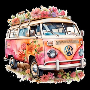 Iron-on image; iron-on motif, Bulli, Flower