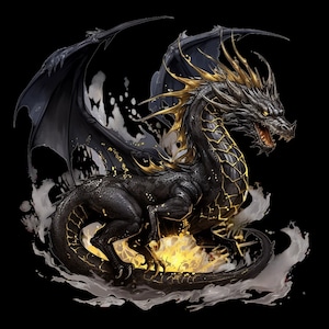 transfert thermocollant; motif thermocollant, dragon